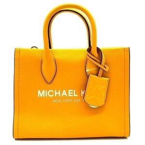 Michael Kors Mirella Small Shopper Top Zip Tote Crossbody Bag (NWT)